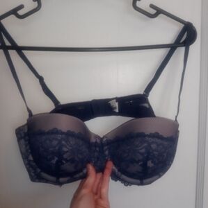 Maidenform Adjustable Straps Blue Bra 36 C